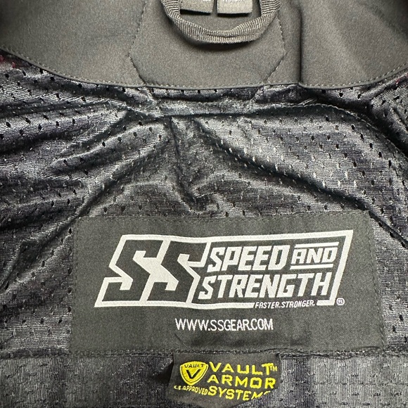 Speed and strength motorcycle jacket Pink - Picture 8 of 8